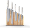 Yatoshi Knives Yatoshi Magnetic Kitchen Knife Block Set 6 Pcs White by YatoshiKnives