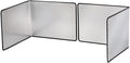 Silver Large 2 Pieces 2 Sided Stainless steel Splatter Guard by LTSEAME