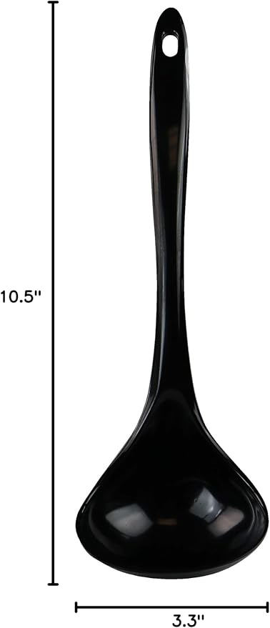 Reston Lloyd Melamine Soup Ladle Kitchen Utensil, Durable BPA-Free Plastic - Image 6
