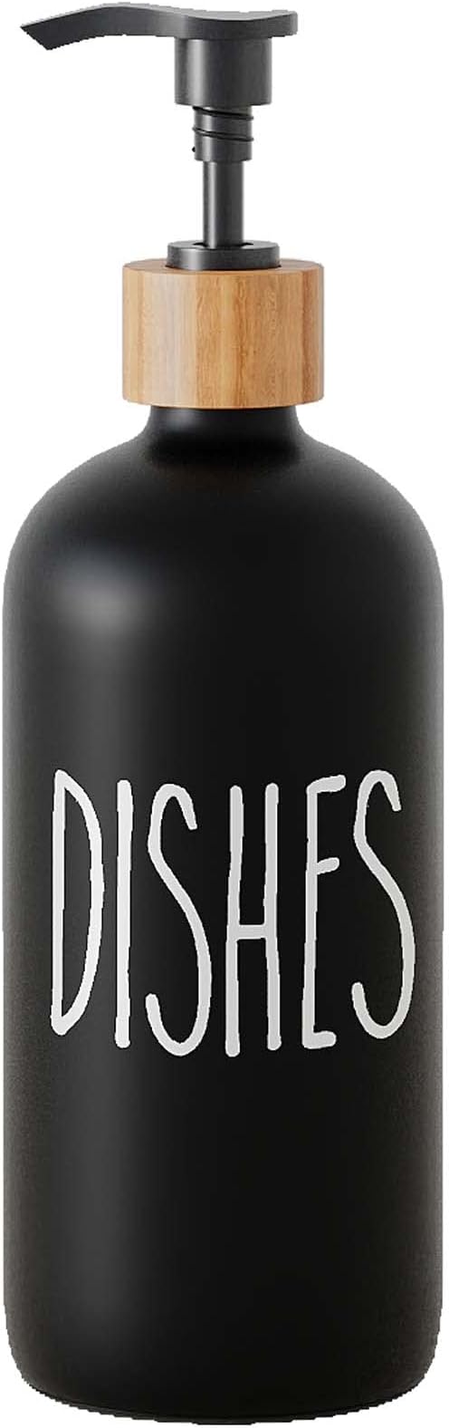 Glass Soap Dispenser for Kitchen Sink and Bathroom by Aeakey