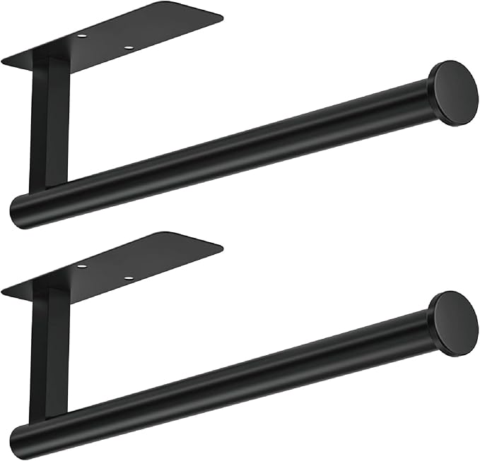 ASTOFLI Paper Towel Holder Under Cabinet No Drilling, Self Adhesive Paper Towel by ASTOFLI