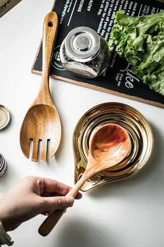 LAUCHUH Ceramic Spoon Rest for Stove Top, Spoon Holder for Countertop