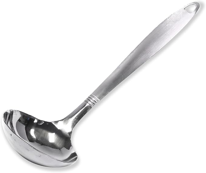 Chef Craft Select Cooking Ladle, 11.5 inch, Stainless Steel by ChefCraft