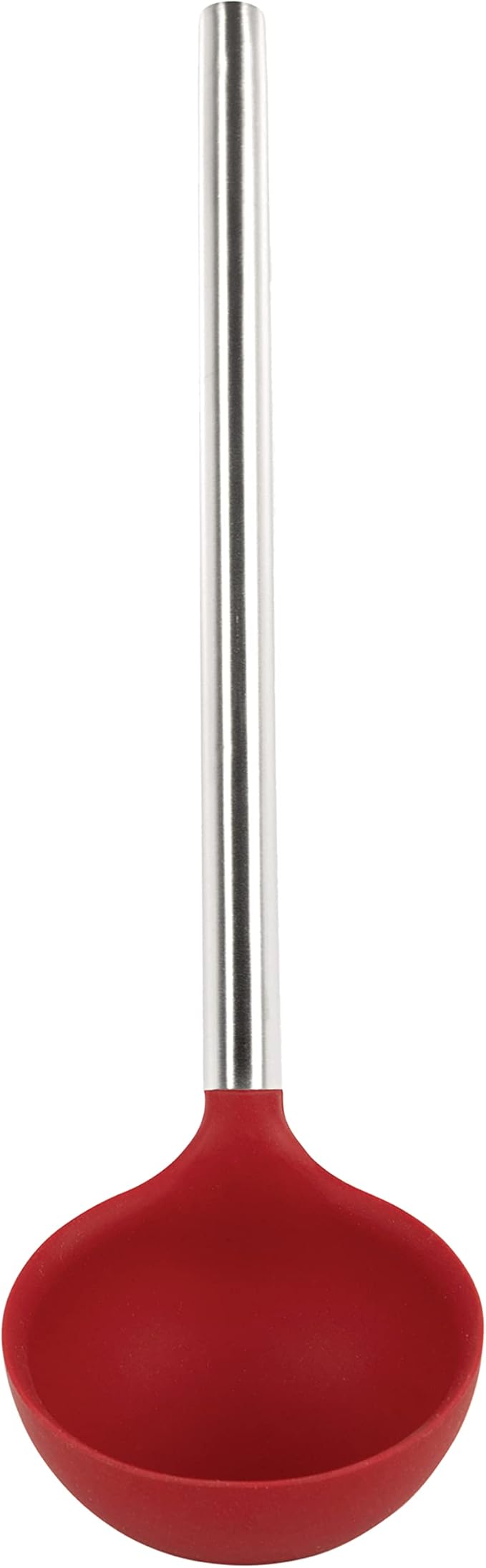 Tovolo Silicone Ladle With Stainless Steel Handle Deep Soup Ladle by Tovolo