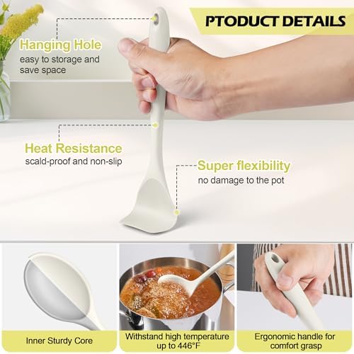 Homikit Kitchen Utensils Set, 15pcs Silicone Cooking Utensil with Holder