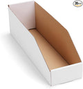 EXYGLO Cardboard Storage Bins 35 Pack, Corrugated Organizer Bins by EXYGLO