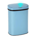 PayLessHere | 13 Gallon Stainless Steel Trash Can | Blue | Automatic Touchless by PayLessHere