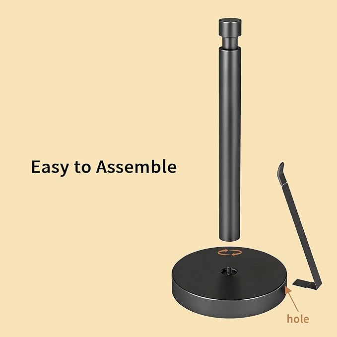YUMORE Paper Towel Holder Countertop, Paper Towel Holder - Image 8