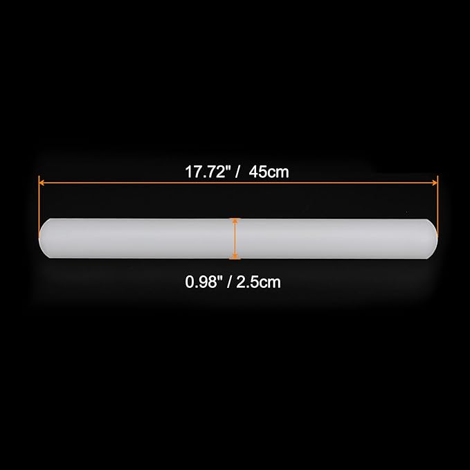 HARFINGTON Fondant Rolling Pin PP 45cm x 2.5cm Non Stick - Image 2