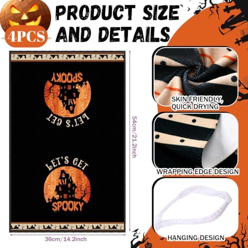 SiliFine 12 Pcs Halloween Kitchen Accessories Set Spooky Style