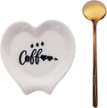 Heart-shaped Coffee Spoon Rest, Mini Coffee Spoon Holder, Coffee Stirrers by PFCTRJR