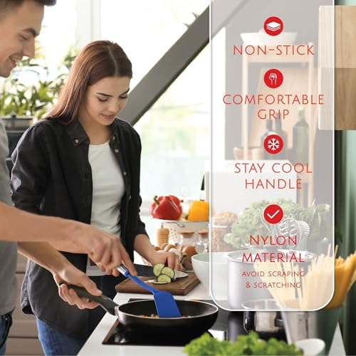Kitchen Utensils Set 35 PCS Cooking Utensils Set, Nonstick and Heat Resistant Nylon Stainless Steel Silicone Spatula Set - Kitchen Gadgets Home Essentials Kitchen Accessories, Apartment Must Haves