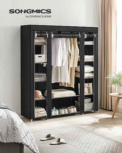 SONGMICS Closet Wardrobe, Portable Closet, Clothes Storage Organizer