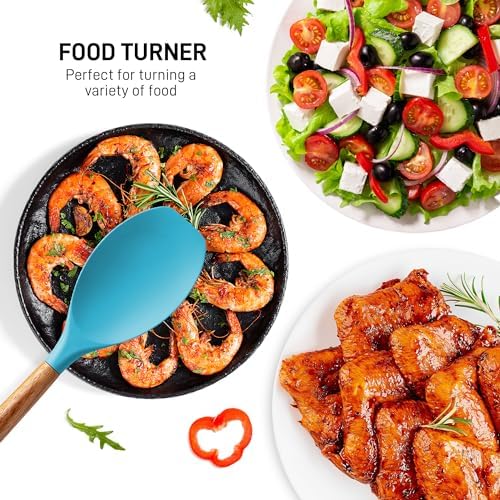 Zulay Kitchen 5 Piece Silicone Utensil Set