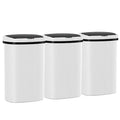 13 Gallon Trash Can, 50Liter Plastic High-Capacity Automatic Kitchen Trash Can by Home