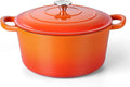 TeamFar Enameled Cast Iron Dutch Oven, 6QT Nonstick Dutch Oven Pot by TeamFar