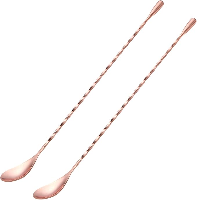 2 Pcs 12 Inches Bar Spoon, Long Handle Mixing Stirrers by Briout