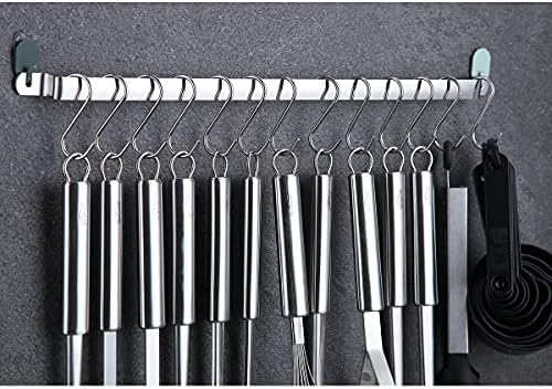 Berglander Kitchen Utensils Set 38 Pieces, Stainless Steel Cooking Utensils Set, Kitchen Gadgets Cookware, Kitchen Tool Set with Utensil Holder Rack And Hooks For Hanging Dishwasher Safe