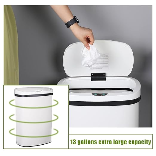 13 Gallon 50 Liter Garbage Can Kitchen Trash Can - Image 7