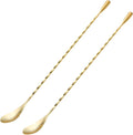 2 Pcs 12 Inches Bar Spoon, Long Handle Mixing Stirrers by Briout