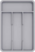 Lifewit Silverware Drawer Organizer Tray, Plastic Cutlery Storage by Lifewit