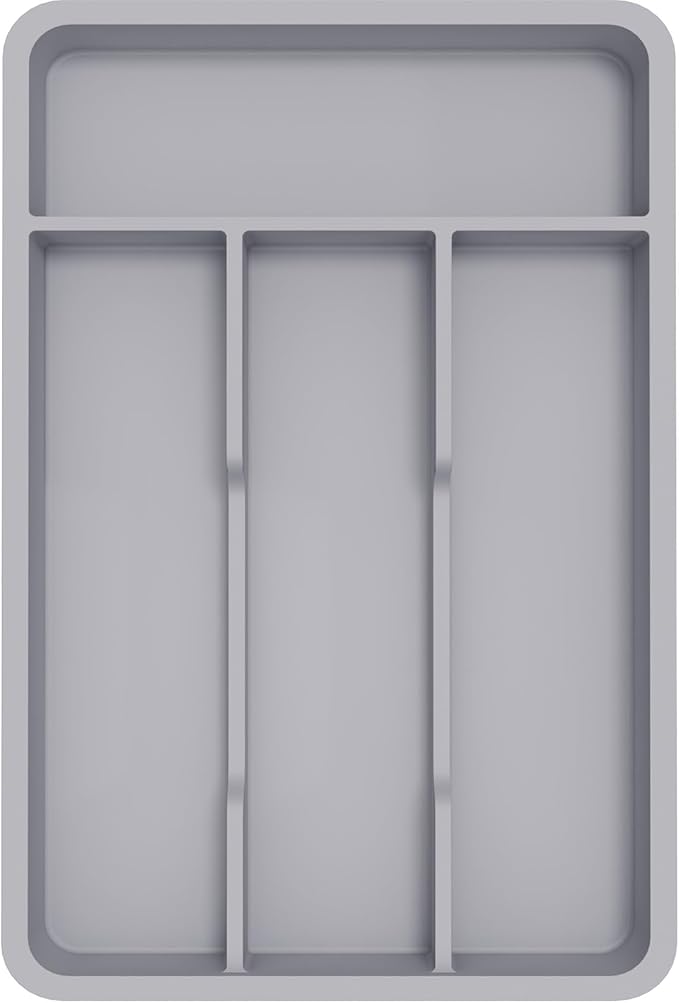 Lifewit Silverware Drawer Organizer Tray, Plastic Cutlery Storage by Lifewit