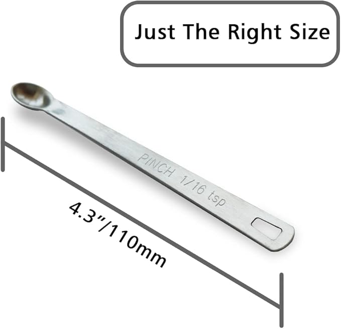 1PCS 1/16 Teaspoon Single Tiny Measuring Spoon, Small Individual Stainless - Image 2