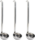 5 Oz Stainless Steel Ladle, 11.8" Long Handle Length by Auvotuis