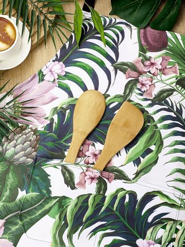 Bencailor 6 Pcs Tropical Aprons for Women with Pockets, Waterproof