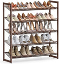 SONGMICS Metal Shoe Rack, 5-Tier Shoe Orgainzer, Holds 20-25 Pairs