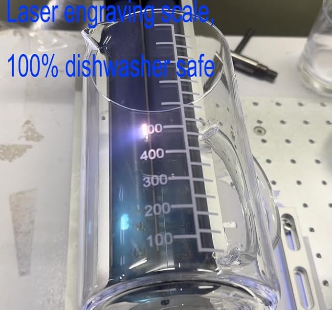 Ackers Mirror Etching Scale Glass Measuring Cup--Made of High Borosilicate - Image 7
