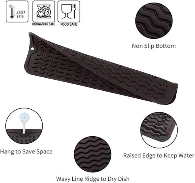 MicoYang Silicone Dish Drying Mat - Image 3