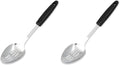 Chef Craft Select Slotted Spoon, 12.75 inches, Stainless Steel/Black by ChefCraft
