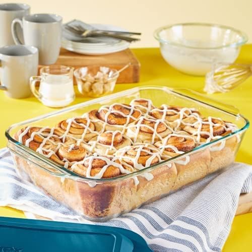 Pyrex Deep (9x13") Glass Baking Dish with Lid, Deep Casserole Dish