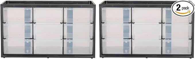 CRAFTSMAN Storage Organizer Bin System, 9 Compartment by CRAFTSMAN