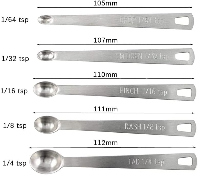 15-Pc Stackable Measuring Cups and Mini Spoons Set with Lid
