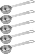 5PCS 2/3tbsp Single Measuring Spoon, Stainless Steel Individual Teaspoons Only by BERYLER