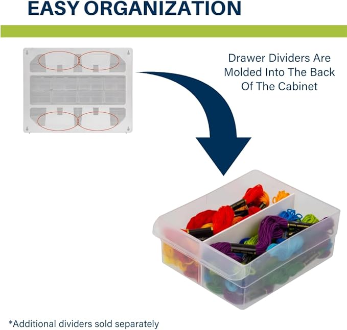 Akro-Mils 24-Drawer Plastic Drawer Storage Cabinet - Image 6