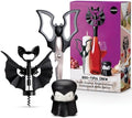 OTOTO Boo-tiful Crew Bundle of Elizabat, Vino, Gracula - Halloween Kitchen Decor Goth Accessories, Cool Kitchen Gadgets, Bat Scissors, Spooky, Witchy Bottle Opener, Garlic Crusher, Spooky Funny Gifts