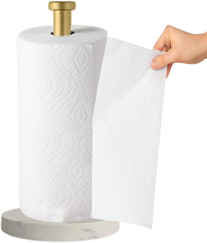 Paper Towel Holder Countertop, Standing Paper Towel Roll Holder - Image 3