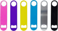 6 Pcs Colorful Stainless Steel Heavy Duty Flat Bottle Openers, 7 Inch Solid by Unknown