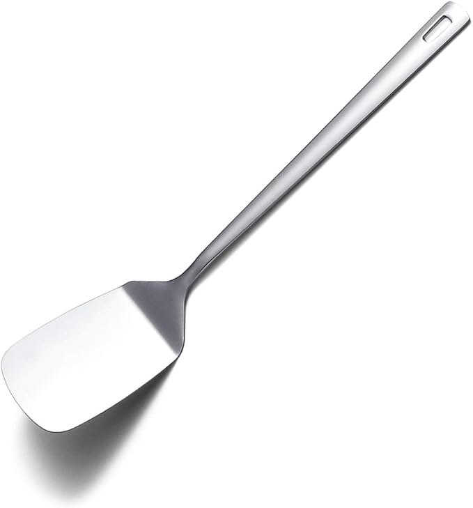 Stainless Steel Spatulas, Berglander Solid Turner, Barbecue Metal Spatulas by Berglander