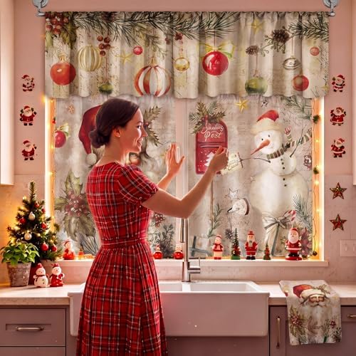 13 Pcs Christmas Kitchen Set Towels Mats Potholders Oven Mitts