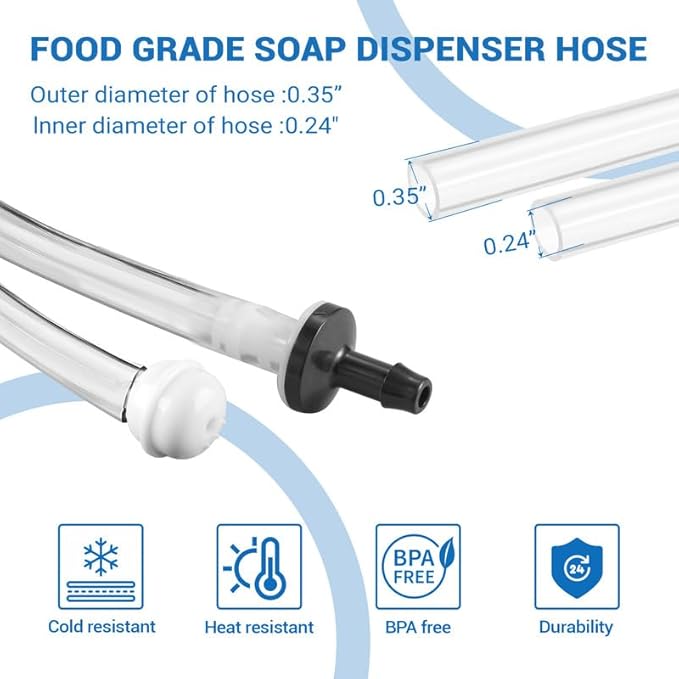 Yofidra Soap Dispenser for Kitchen Sink: Built in Sink Soap Dispenser Pump - Image 9