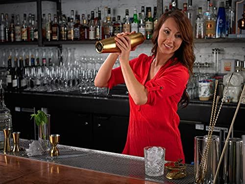 Barfly M37009GD Cocktail Tin, Set (18 oz and 28 oz), Gold