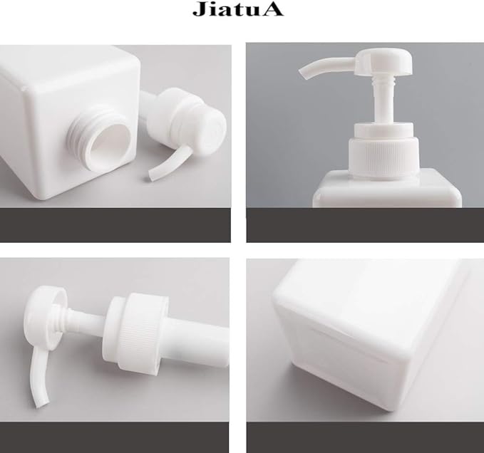 Pump Bottle, Refillable Plastic Empty Lotion Soap Dispenser Liquid Container - Image 6