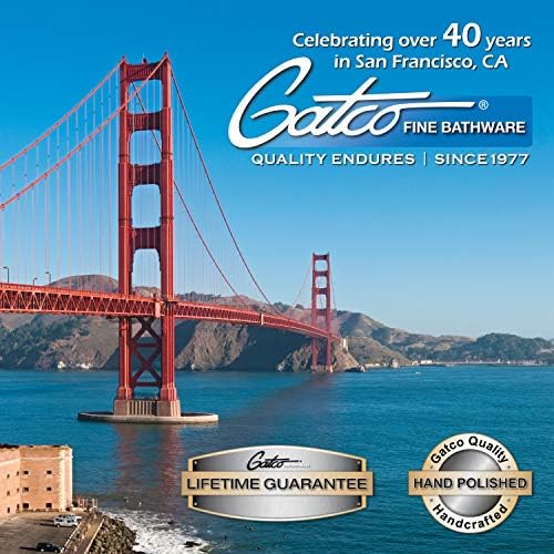 Gatco 1531 Single Towel Rack with Chrome Finish