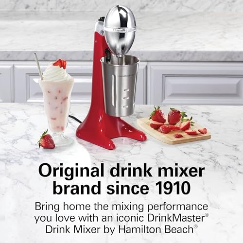Hamilton Beach DrinkMaster Retro Milkshake Maker & Electric Drink Mixer