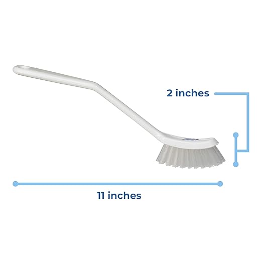Vikan - Fine Dish Brush - Heavy-Duty, Slip-Resistant Cleaning Brush, - Image 4
