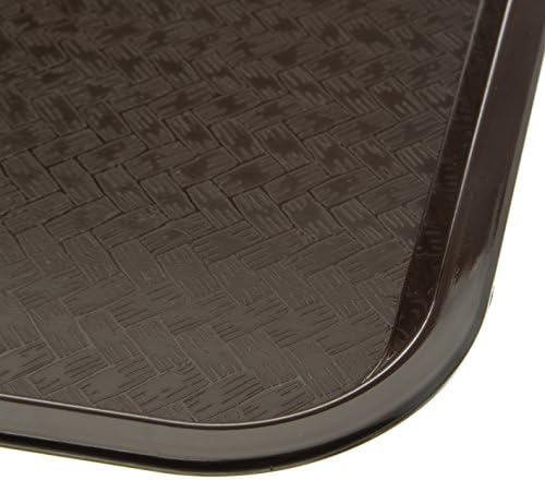 Carlisle FoodService Products CT121669 Café Standard Cafeteria / Fast Food Tray, 12" x 16", Chocolate (Pack of 24)